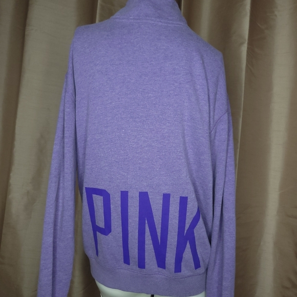 Pink Victoria Secret Women's Pullover Jacket - Size: Small - Purple - Picture 7 of 10